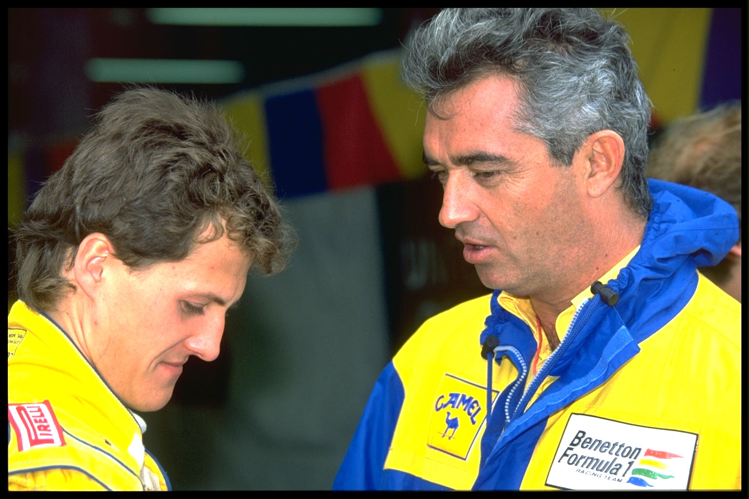 Michael Schumacher Flavio Briatore 1991